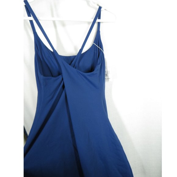 Halara Size M Cloudful Blue Cross Back Active Dress, Shorts,Pockets-Wannabe - Picture 4 of 10